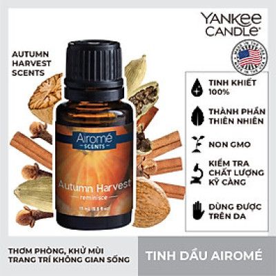 Tinh dầu Airomé Yankee Candle - Autumn Harvest Scents 15ml