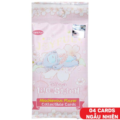 Card Bo Góc Disney - Lilo & Stitch - Mischievous Home - ToTy UD05 (4 Cards Ngẫu Nhiên/Túi)