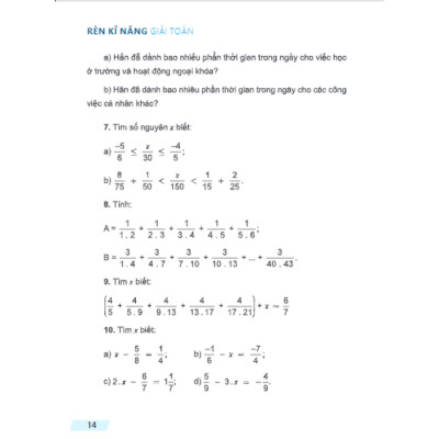 Sách - Rèn Kĩ Năng Giải Toán Lớp 6 - Tập 2 (ML)
