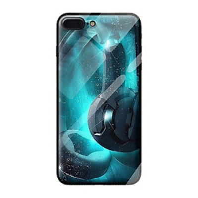 Ốp kính cường lực cho iPhone 7 Plus mẫu MUSIC 1 - Hàng chính hãng