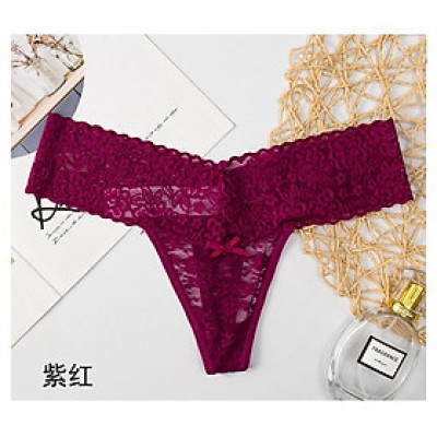 Combo 5 Quần Lót Nữ Lọt Khe Ren Voronin 6214 – Siêu Mềm Mịn, Thoáng Khí, Gợi Cảm