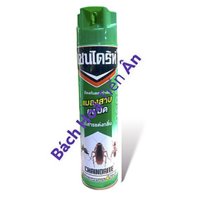 Bình Xịt Diệt Mọt/Gián/Kiến/Kiến ba khoang/Muỗi/Côn Trùng Chaindrite - Thái Lan 600ml Chính hãng an toàn sủ dụng