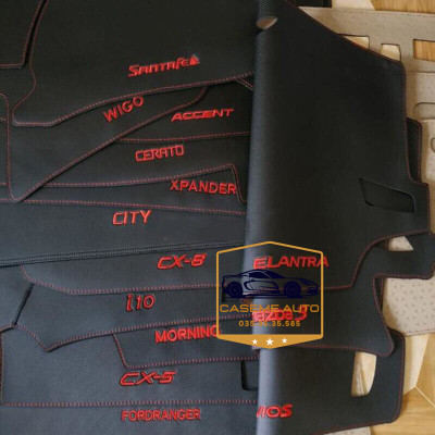 [VINFAST] Thảm Taplo 3 Lớp Dành Cho Các Xe Hãng VINFAST, Da Vân Carbon Cao Cấp - Hàng Chính Hãng