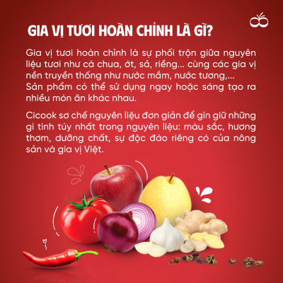 [SET LẨU - NƯỚNG] 1 Lon Xốt lẩu Chua CayCicook 400G + Bộ Xốt Gia Vị Ướp Nướng Mắc Khén Cicook 330G