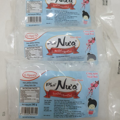 Combo 9 Gói Phở Nưa Vị Nguyên Das Keto 240g