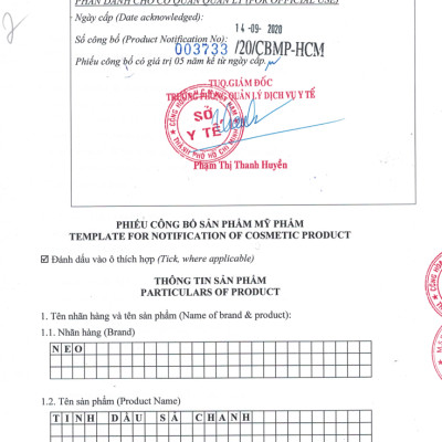 Tinh Dầu Thiên Nhiên Nano Sả Chanh 10ml 