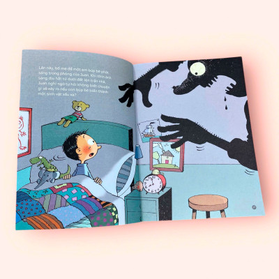 Sách cho bé - Tiến Lên Nào! - ÁC MỘNG, HÃY MAU CÚT ĐI! - Một Câu Chuyện Giúp Trẻ Không Còn Sợ Bóng Tối - Sách tranh