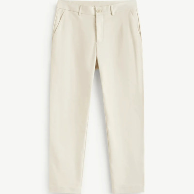 Quần dài khaki nam dobby texture. Slim cropped - RT 10S25PCA010 | ROUTINE CÀ MAU