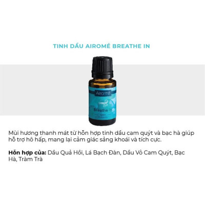 Tinh dầu Airomé Yankee Candle - Breathe In 15ml