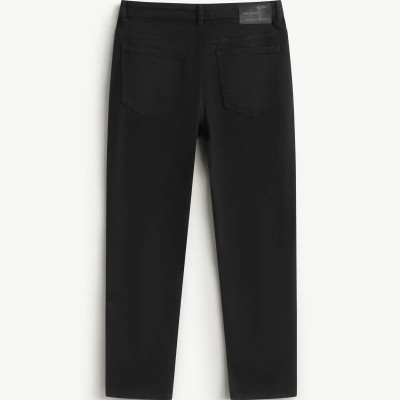 ROUTINE | Quần jean đen trơn form Slim Crop (chiều dài đến mắt cá chân) - 10S25DPA108CR1 | ROUTINE CÀ MAU