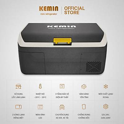 Tủ lạnh ô tô Kemin K15 - 15L Chính hãng