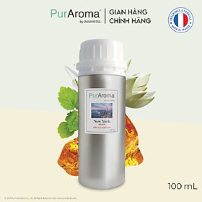 (Đậm Đặc | Chai Lớn) Tinh dầu HƯƠNG NEW YORK nguyên chất PurAroma by IMMORTEL - Chính hãng Pháp
