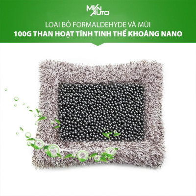 Chó Bông Than Hoạt Tính Nano Khử Mùi Ô Tô - Chó Bông Trang Trí Để Taplo Ô Tô 