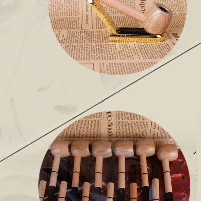 Tẩu thuốc gỗ rắn cao cấp kiểu mới độc lạ ( không kèm theo đế )