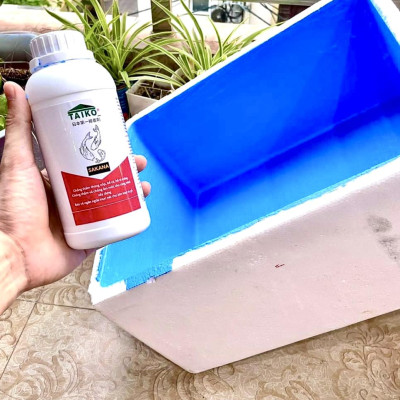 Sơn Chống Thấm Thùng Xốp - Hồ Cá - Hồ Xi Măng, Chống Rêu / TAIKO SAKANA Dung Tích 330ml.
