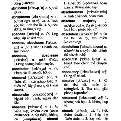 Từ Điển Anh-Việt - 75000 Mục Từ Và Định Nghĩa (Tái Bản 2023)