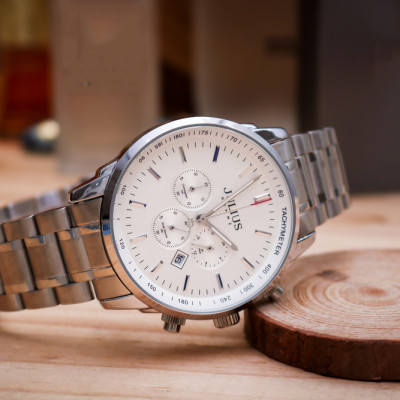 Đồng Hồ Nam Julius Homme Hàn Quốc JAH133 Dây Da Chạy 6 Kim - Lịch Lãm - Đẳng Cấp - Chọn Kiểu Dây