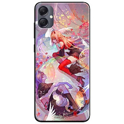 Ốp lưng cho Samsung A04 - A04S - A05 - A05S - Anime Hai Cô Gái Đỏ Đen - Hàng Chính Hãng