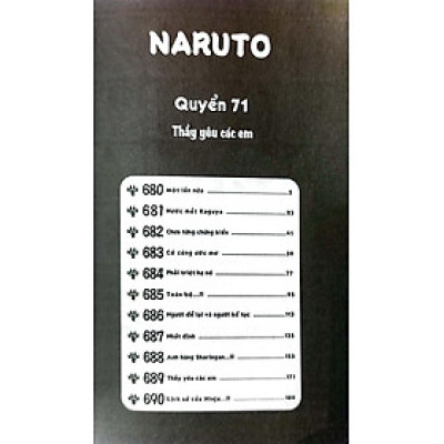 Sách - Naruto - Tập 71 - Thầy Yêu Các Em (Tái Bản 2025)