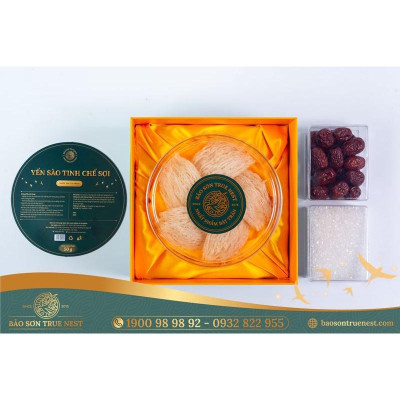 TỔ YẾN TINH CHẾ SỢI - HỘP 50GR - BẢO SƠN TRUE NEST