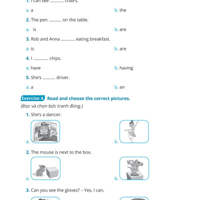 Đề Ôn Tập Từ Vựng Và Cấu Trúc Tiếng Anh Lớp 2