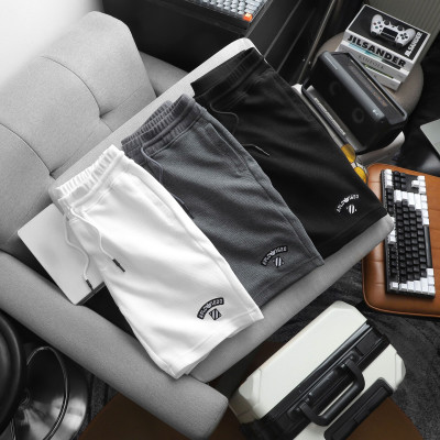 Quần short thun Tank thêu, chất thun Pique mắt thoi cao cấp - FORMEN SHOP - FMPS253