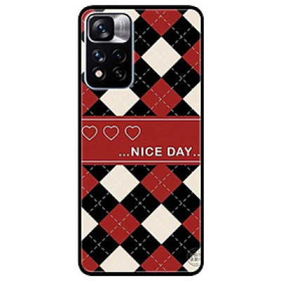 Ốp lưng dành cho Xiaomi Redmi Note 11 Pro ( Bản Nội Địa ) mẫu Nai Day Đỏ Đen