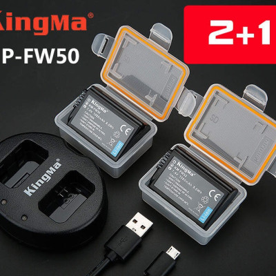 1 pin 1 sạc Kingma cho Sony NP-FW50, Hàng chính hãng