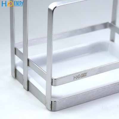 Kệ để thớt 2 ngăn inox 304 có khay hứng nước Hobby Home Decor TT07