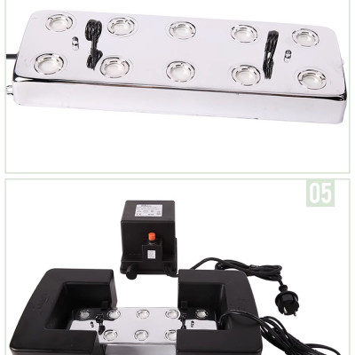 Máy tạo khói hồ cá Koi Loại Lớn 10 đầu, 36V có phao nổi cao cấp 