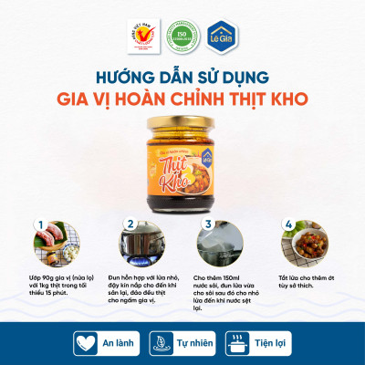Gia vị hoàn chỉnh- Thịt kho Lê Gia