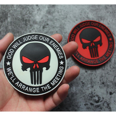 Patch_miếng dán PVC Skull_chiến thuật