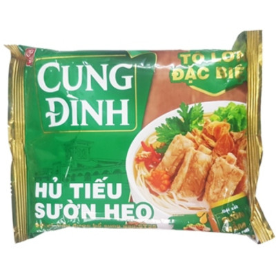 Thùng 30 Gói Hủ Tiếu Sườn Heo Cung Đình (84g x 30 gói)