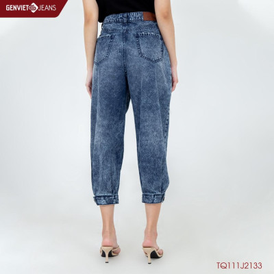 Quần Jeans Nữ Jogger GENVIET TQ111J2133