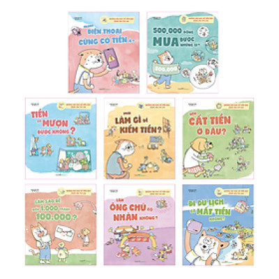 Combo Những Bài Học Về Tiền Bạc Dành Cho Trẻ Em (8 Cuốn)
