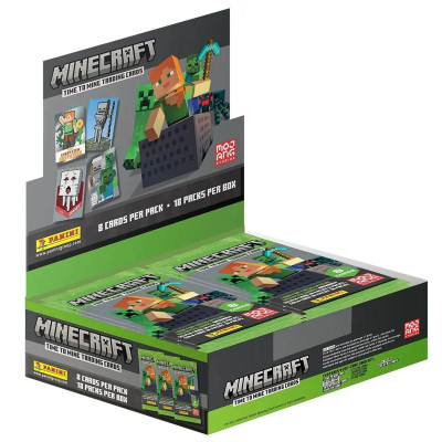 Bộ Thẻ Hình Minecraft 2 - Panini (8 Card Ngẫu Nhiên/Túi) (Mẫu Sản Phẩm Bên Trong Là Ngẫu Nhiên)