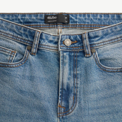 Quần jean nam màu Xanh Form Slim - RT 10S25DPA003 | ROUTINE CÀ MAU