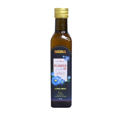 Dầu hạt lanh ép lạnh bền nhiệt DAHALA 250ML - GIÀU OMEGA 3,6,9