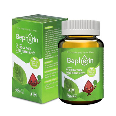 Combo 3 Tặng 1 Hộp Thực Phẩm Bảo Vệ Sức Khoẻ BEPHARIN Ổn Định Tiểu Đường Từ Thảo Dược
