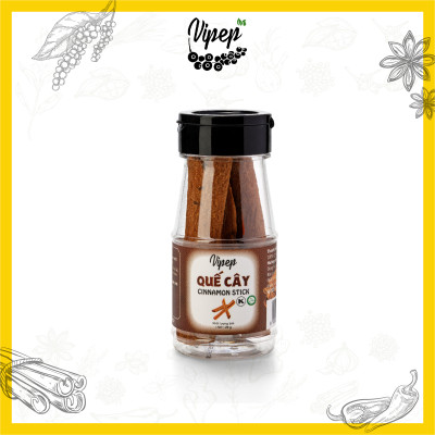 Quế Thanh Cạo Vỏ Gia Vị Vipep Hũ Nhựa 20g - Gia vị Vipep