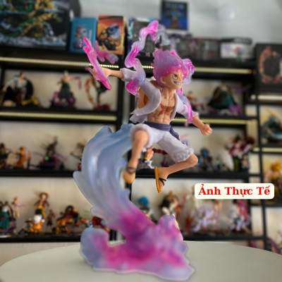 Mô Hình Luffy Gear 5 Bản Có Vũ Khí 22cm Mô hình One Piece Cao Cấp, Figure Mô Hình Anmie One Piece Luffy Vua Hải Tặc