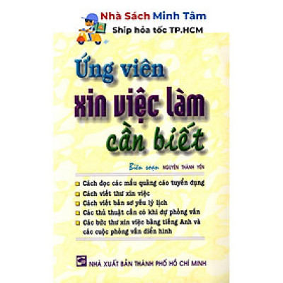 Sách - Ứng Viên Xin Việc Làm Cần Biết - Nhân Trí Việt