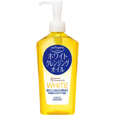 Dầu tẩy trang Kosé Softymo White Cleansing Oil giúp dưỡng sáng da (230ml) - Hàng chính hãng