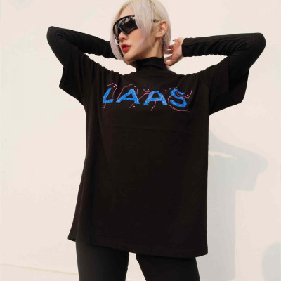 LAAS Áo thun ponyo form thoải mái dễ mặc