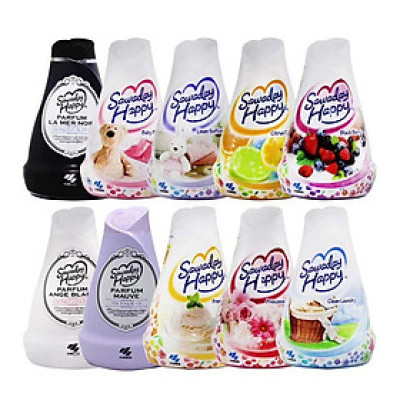 Sáp thơm phòng, nhà vệ sinh tủ quần áo Kobayashi Sawaday Happy Nhật Bản 120g