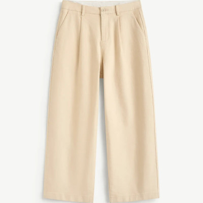 Quần dài khaki nam nhấn ly form Wide leg - RT 10S25PCA006 | ROUTINE CÀ MAU