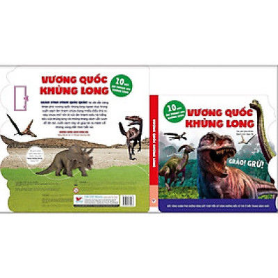 Sách Âm Thanh - 10 Nút Âm Thanh - Vương Quốc Khủng Long - Tân Việt Books
