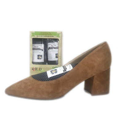 Túi hút ẩm khử mùi và lọc không khí cho tủ Giày Dép (hộp 4 túi nhỏ) làm từ Than hoạt tính gáo dừa