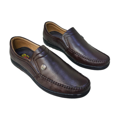 Giày Mọi Nam Da Bò Thật TiTi ĐÔ Cao Cấp GM2071d