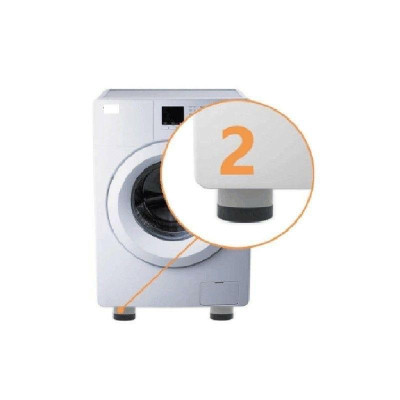 Combo 4 Chân Đế Máy Giặt, Miếng Đệm Cao Su Lót Chân Máy Giặt Chống Ồn, Chống Rung, Tiện Dụng, An Toàn - TakyHome 5960